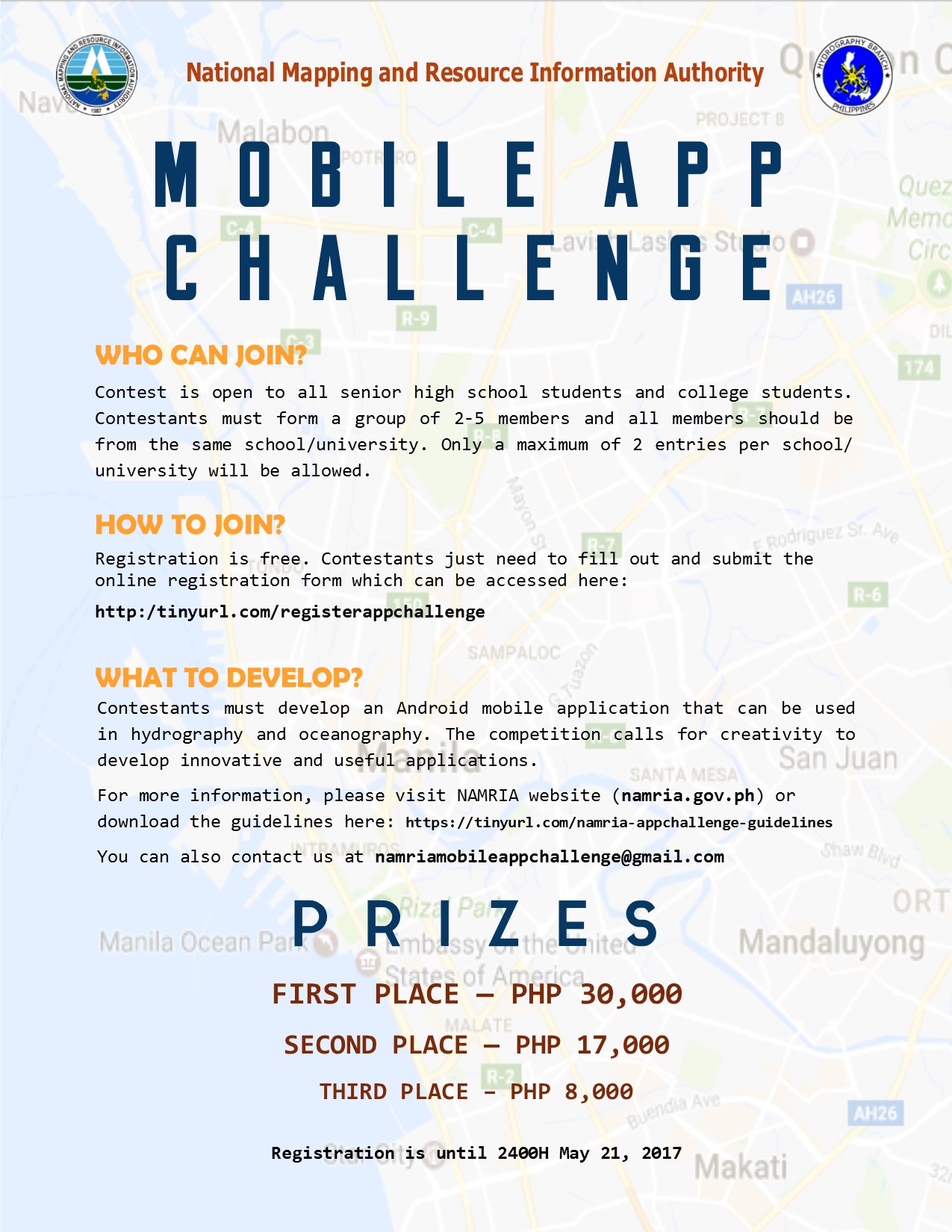 2017 NAMRIA Mobile App Challenge